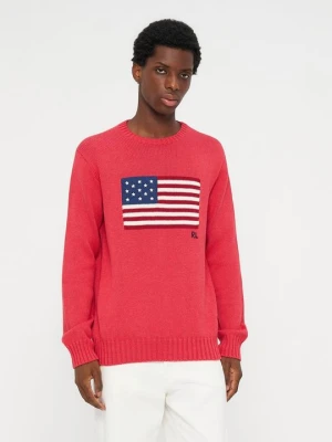 Sweter Polo Ralph Lauren czerwony