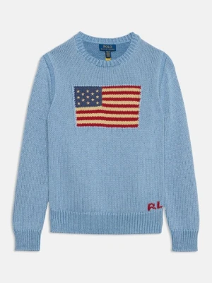 Sweter Polo Ralph Lauren niebieski