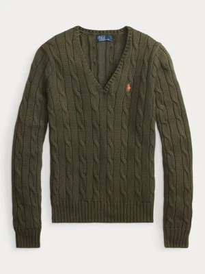 Sweter Polo Ralph Lauren oliwkowy