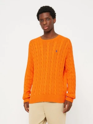 Sweter Polo Ralph Lauren pomarańczowy