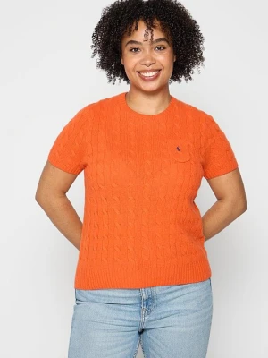 Sweter Polo Ralph Lauren pomarańczowy