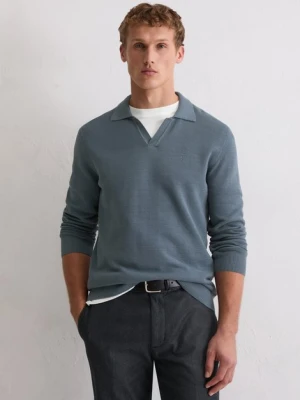 Zdjęcie produktu Sweter polo regular Marc O'Polo modrá