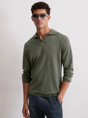 Zdjęcie produktu Sweter polo z regularnym dekoltem Marc O'Polo hnědá