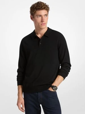 Sweter polo z wełny Michael Kors Mens