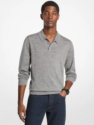 Sweter polo z wełny Michael Kors Mens