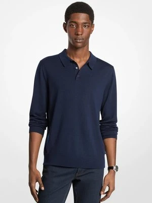 Sweter polo z wełny Michael Kors Mens