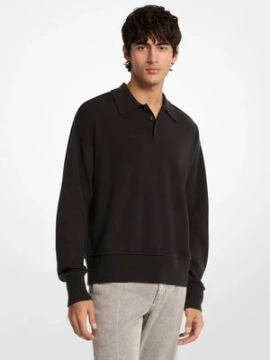 Zdjęcie produktu Sweter polo z wełny Michael Kors CZARNY (Czarny)