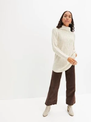 Sweter poncho, długi rękaw bonprix