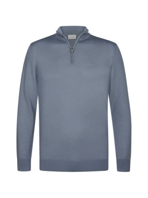 Sweter Profuomo niebieski