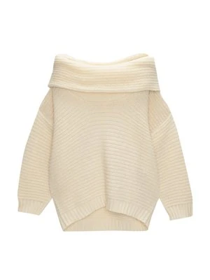 Sweter PULL&BEAR beżowy