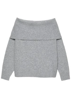 Sweter PULL&BEAR jasnoszary