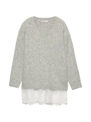 Sweter PULL&BEAR jasnoszary