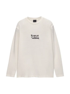 Sweter PULL&BEAR biały