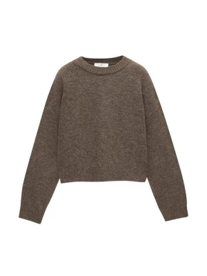 Sweter PULL&BEAR brązowy