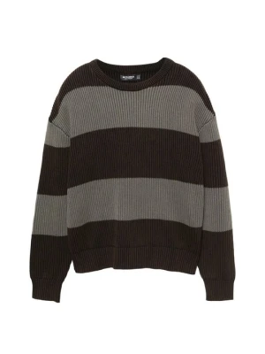 Sweter PULL&BEAR ciemnoszary