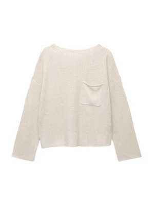 Sweter PULL&BEAR piaskowy