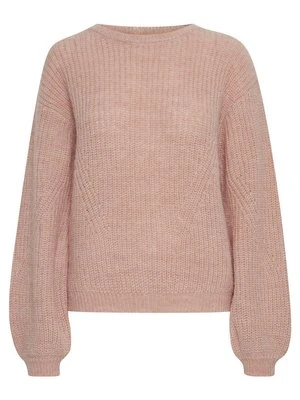 Sweter PULZ jasnoróżowy