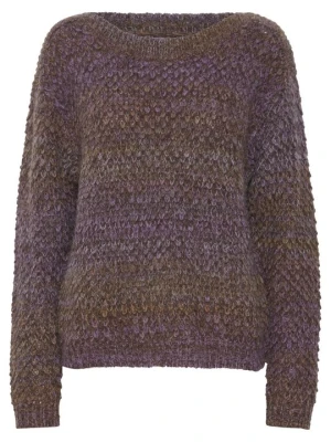 Sweter PULZ brązowy