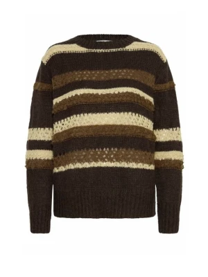 Sweter PULZ brązowy