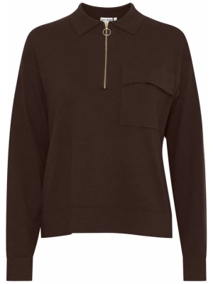 Sweter PULZ brązowy