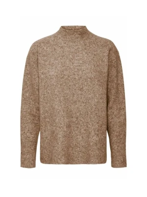 Sweter PULZ brązowy