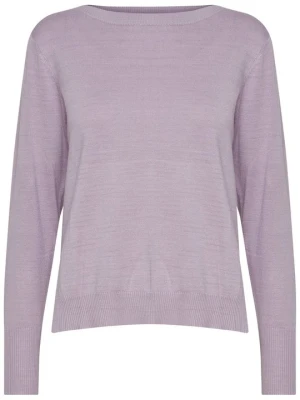 Sweter PULZ fioletowy