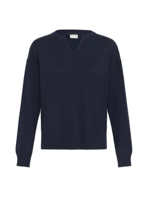 Sweter PULZ granatowy