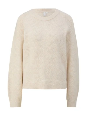 Sweter QS mleczny