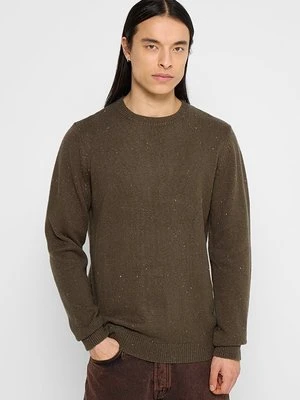 Sweter Revolution ciemnobrązowy