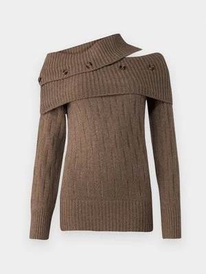 Sweter ROKH brązowy