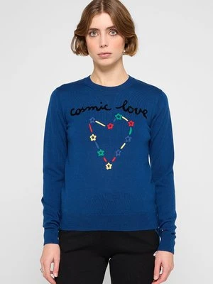Sweter Rossignol niebieski