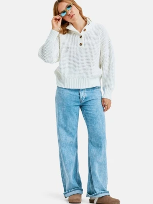 Sweter Roxy biały