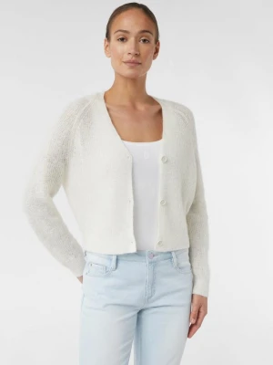 Sweter rozpinany Comma Casual Identity biały