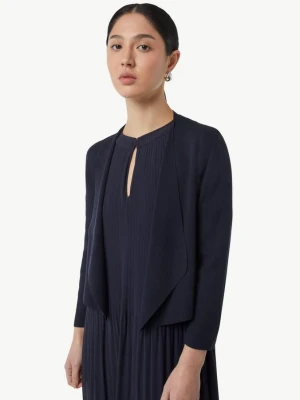 Sweter rozpinany comma niebieski