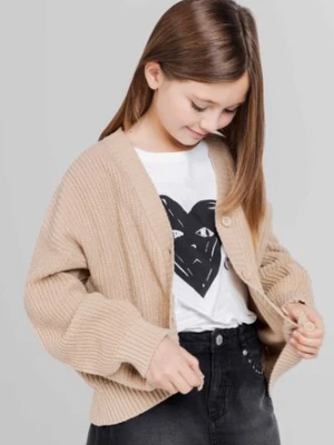 Sweter rozpinany dzianinowy MOKIDA