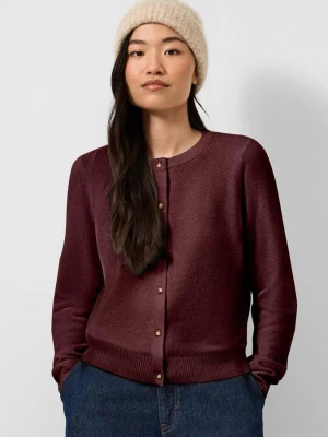 Sweter rozpinany QS czerwony
