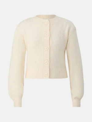 Sweter rozpinany s.Oliver kremowy