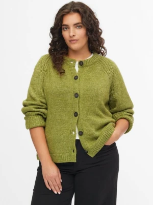 Sweter rozpinany s.Oliver zielony