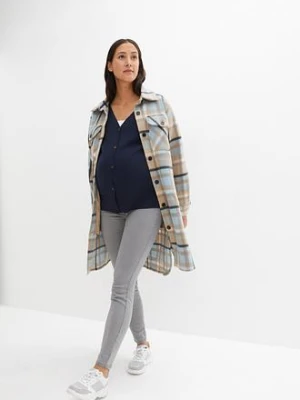 Sweter rozpinany  z dzianiny Milano w prążek bonprix