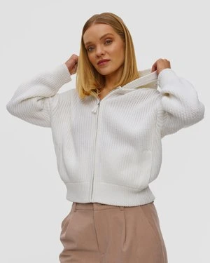 Sweter Rozpinany Z Kaszmirem Damski Allude