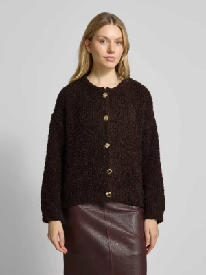 Kurtka z dzianiny o luźnym kroju z dodatkiem wełny VILLA SOPHIE