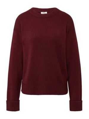 Sweter s.Oliver ciemnoczerwony