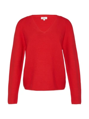 Sweter s.Oliver jasnoczerwony