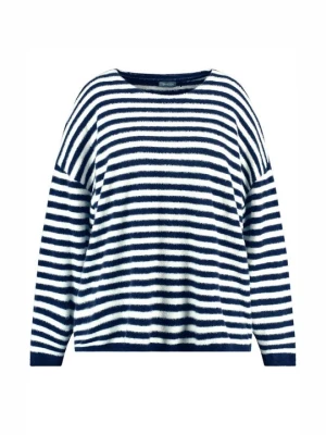 Sweter Samoon granatowy