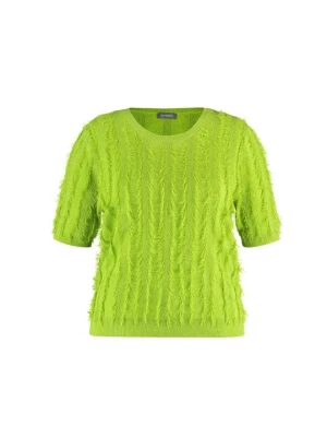 Sweter Samoon jasnozielony