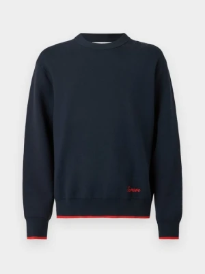 Sweter Samsøe Samsøe granatowy