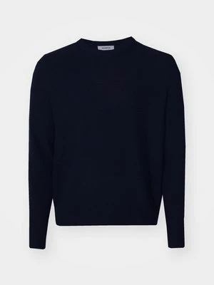 Sweter Sandro granatowy