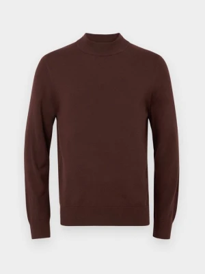 Sweter Sandro ciemnoczerwony