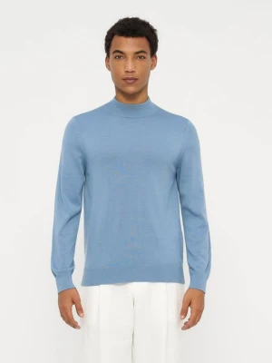 Sweter Sandro jasnoniebieski