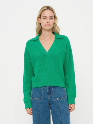 Sweter Sandro zielony
